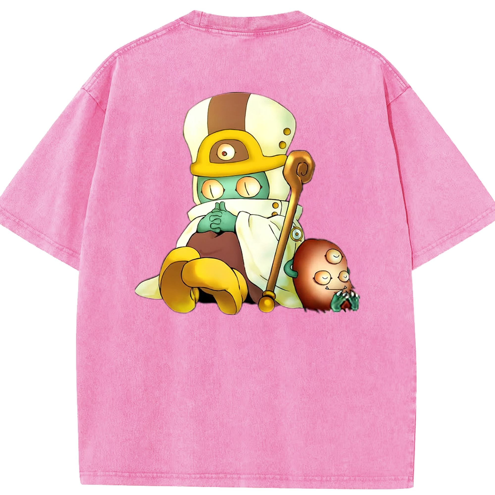（画像用） 遊☆戯☆王 Yu-Gi-Oh! 綿100% ヴィンテージ風 半袖Tシャツ（背面プリント）